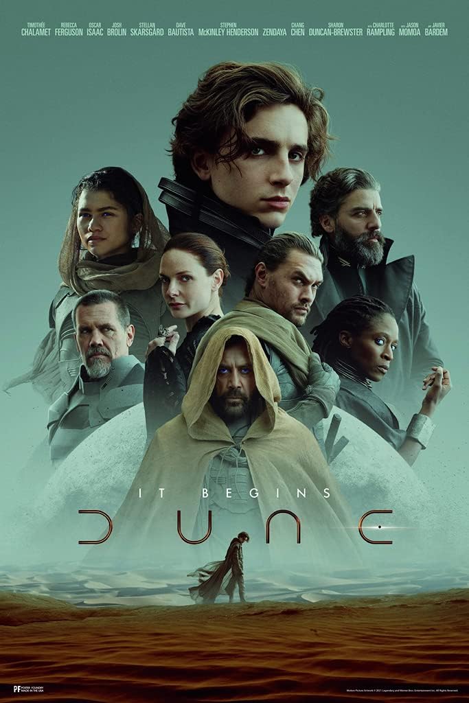 Dune movie poster - Sci-fi epic film