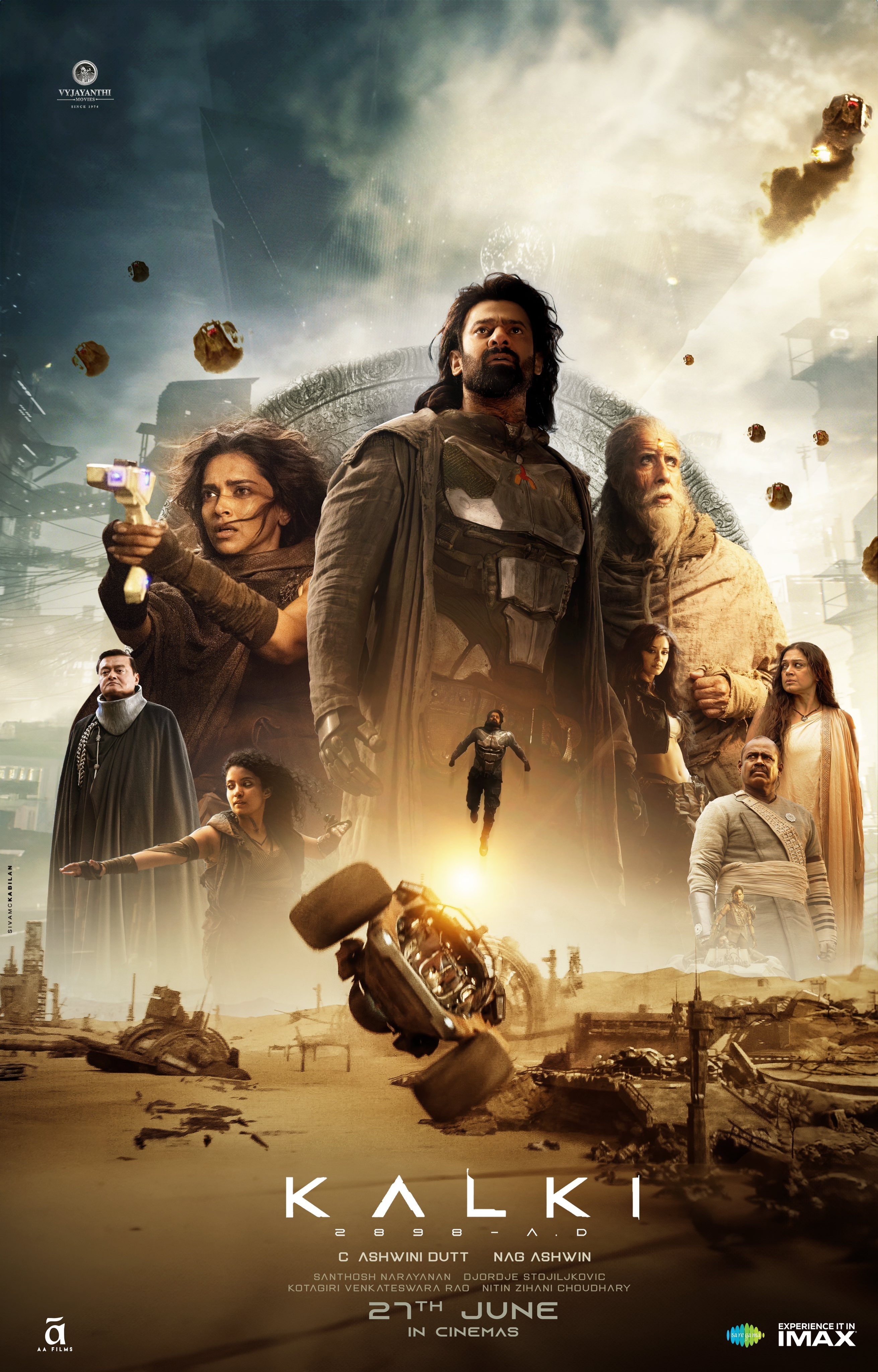 Kalki movie poster - Bollywood sci-fi action film