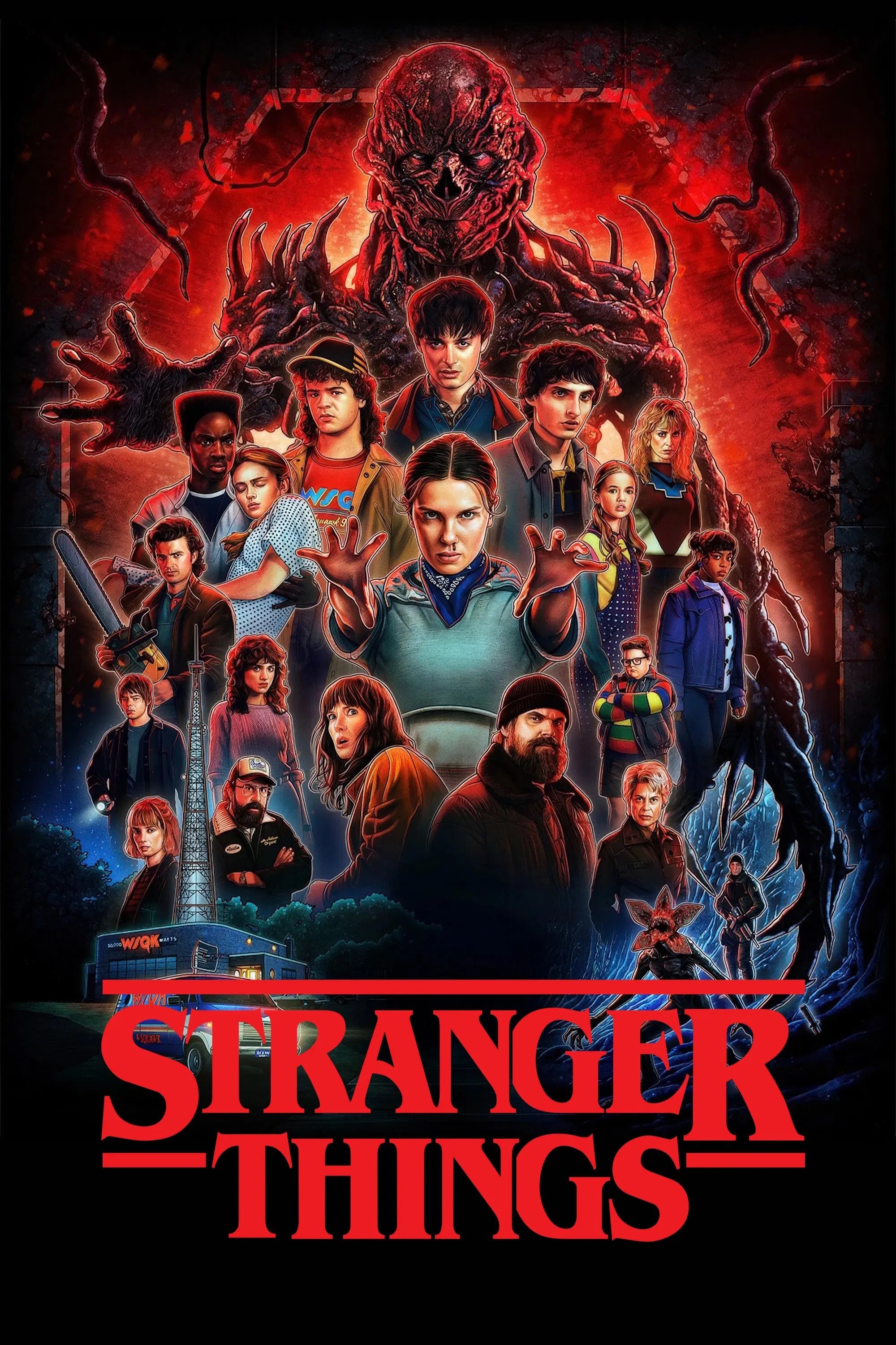 Stranger Things poster - Sci-fi Netflix series